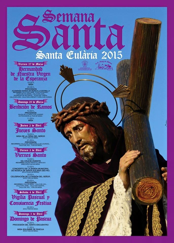 Semana Santa en Santa Eulalia del Río 2015 Santa Eulalia del Río